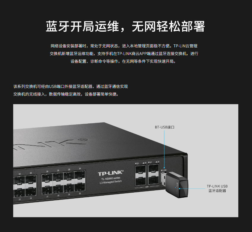 TP-LINK TL-NS660-24F4T 萬(wàn)兆上聯(lián)三層網(wǎng)管交換機(jī)